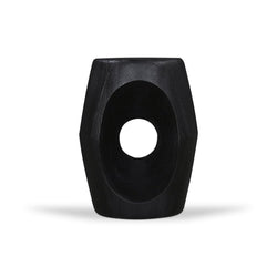 CST8730-RB 40cm Round Side Table - Full Black - Furniture Castle