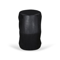 CST8730-RB 40cm Round Side Table - Full Black - Furniture Castle