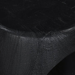 CST8730-RB 40cm Round Side Table - Full Black - Furniture Castle