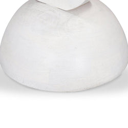 CST8731-RB 38cm Round Side Table - Cafe White - Furniture Castle