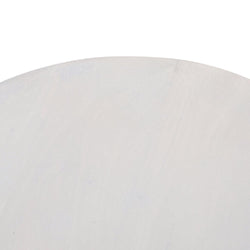 CST8731-RB 38cm Round Side Table - Cafe White - Furniture Castle