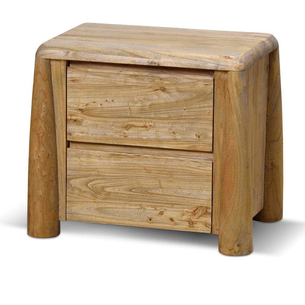 CST8944 55cm Bedside Table - Natural - Furniture Castle