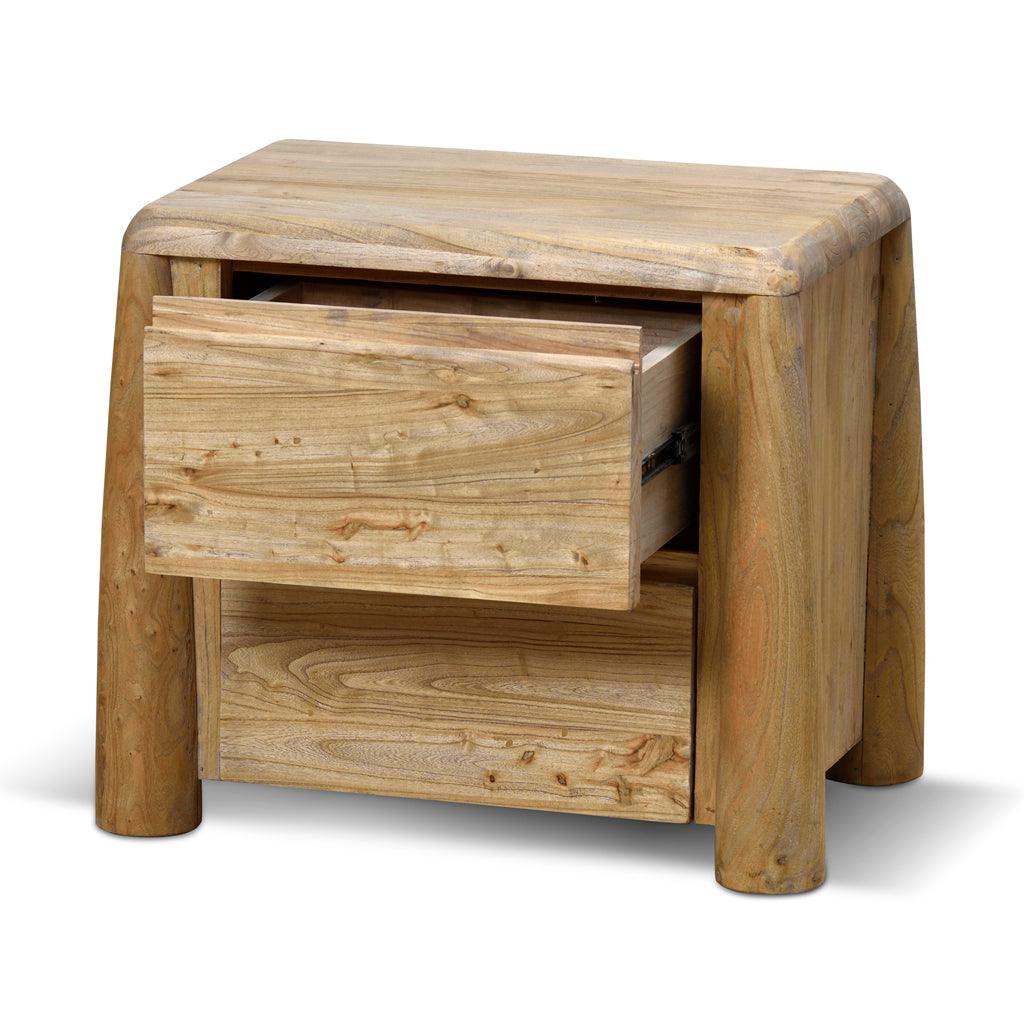 CST8944 55cm Bedside Table - Natural - Furniture Castle