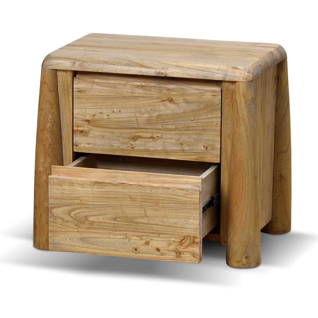 CST8944 55cm Bedside Table - Natural - Furniture Castle