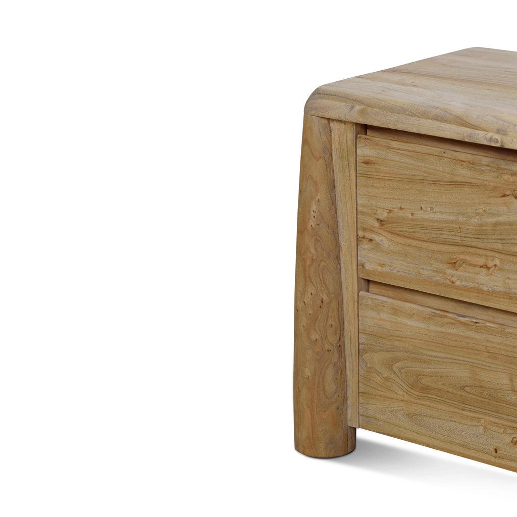 CST8944 55cm Bedside Table - Natural - Furniture Castle