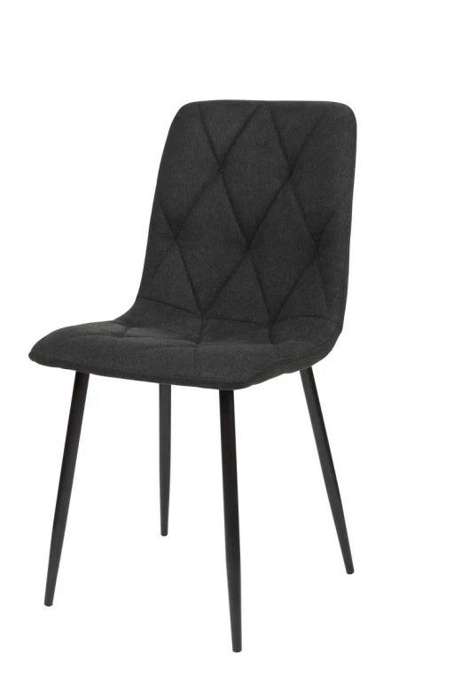Den Dining Chair Charcoal Set of 2 - Furniture Castle