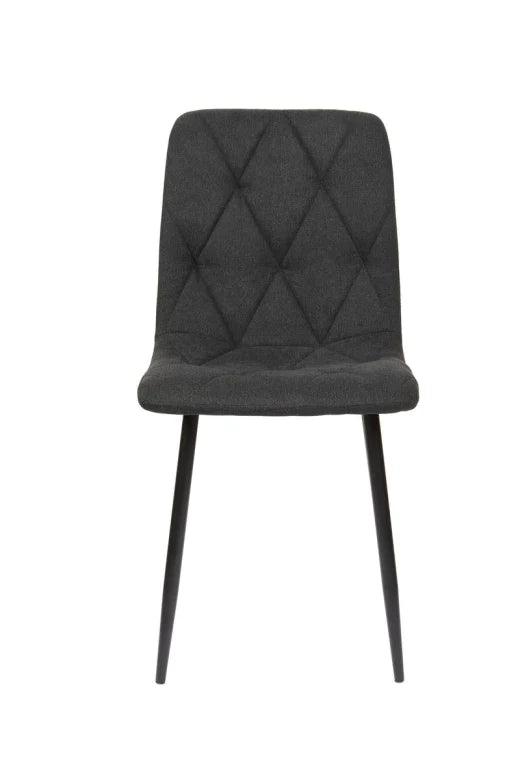 Den Dining Chair Charcoal Set of 4 - Furniture Castle