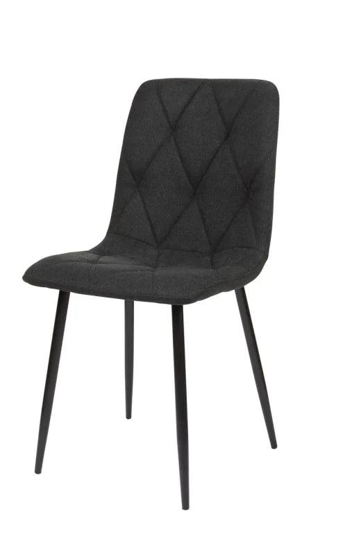 Den Dining Chair Charcoal Set of 4 - Furniture Castle