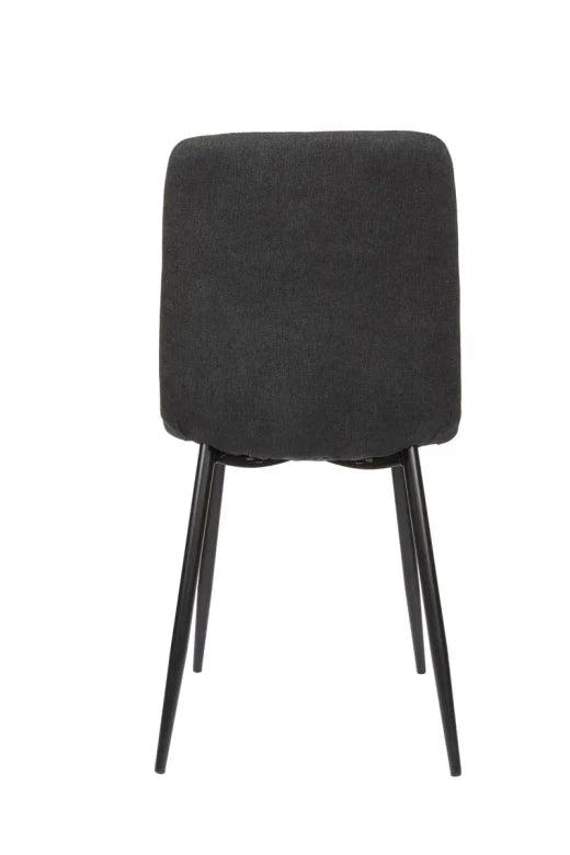 Den Dining Chair Charcoal Set of 4 - Furniture Castle