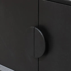 Eddie 2.1m Entertainment TV Unit - Black - Furniture Castle