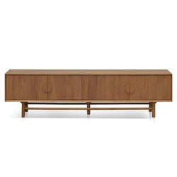Eddie 2.1m Entertainment TV Unit - Natural - Furniture Castle
