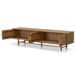 Eddie 2.1m Entertainment TV Unit - Natural - Furniture Castle