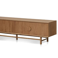 Eddie 2.1m Entertainment TV Unit - Natural - Furniture Castle