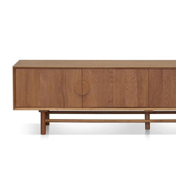 Eddie 2.1m Entertainment TV Unit - Natural - Furniture Castle