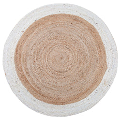 Emporium Braided Jute Rug 120X120 Cm - Furniture Castle