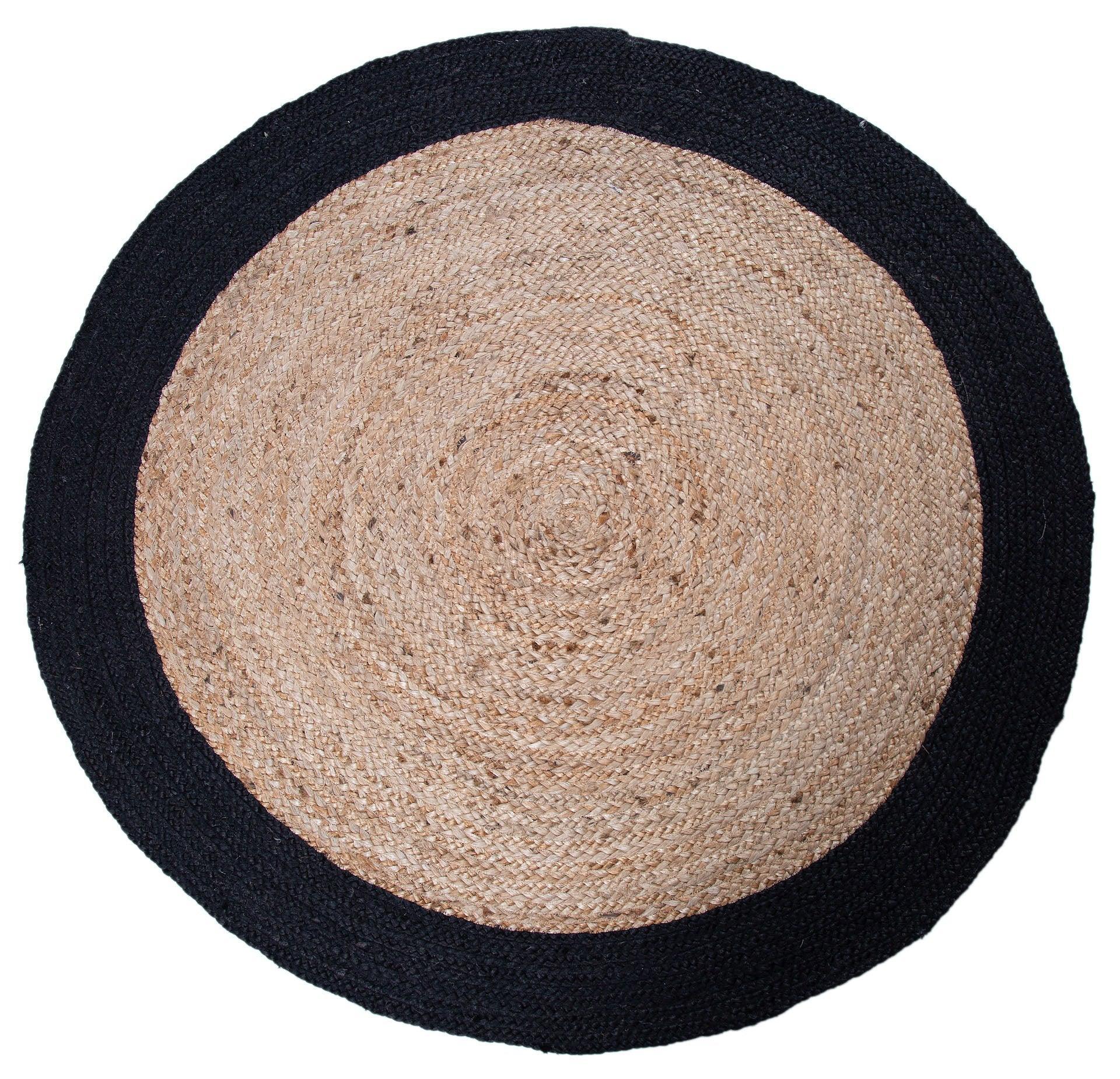 Emporium Braided Jute Rug 120X120 Cm
