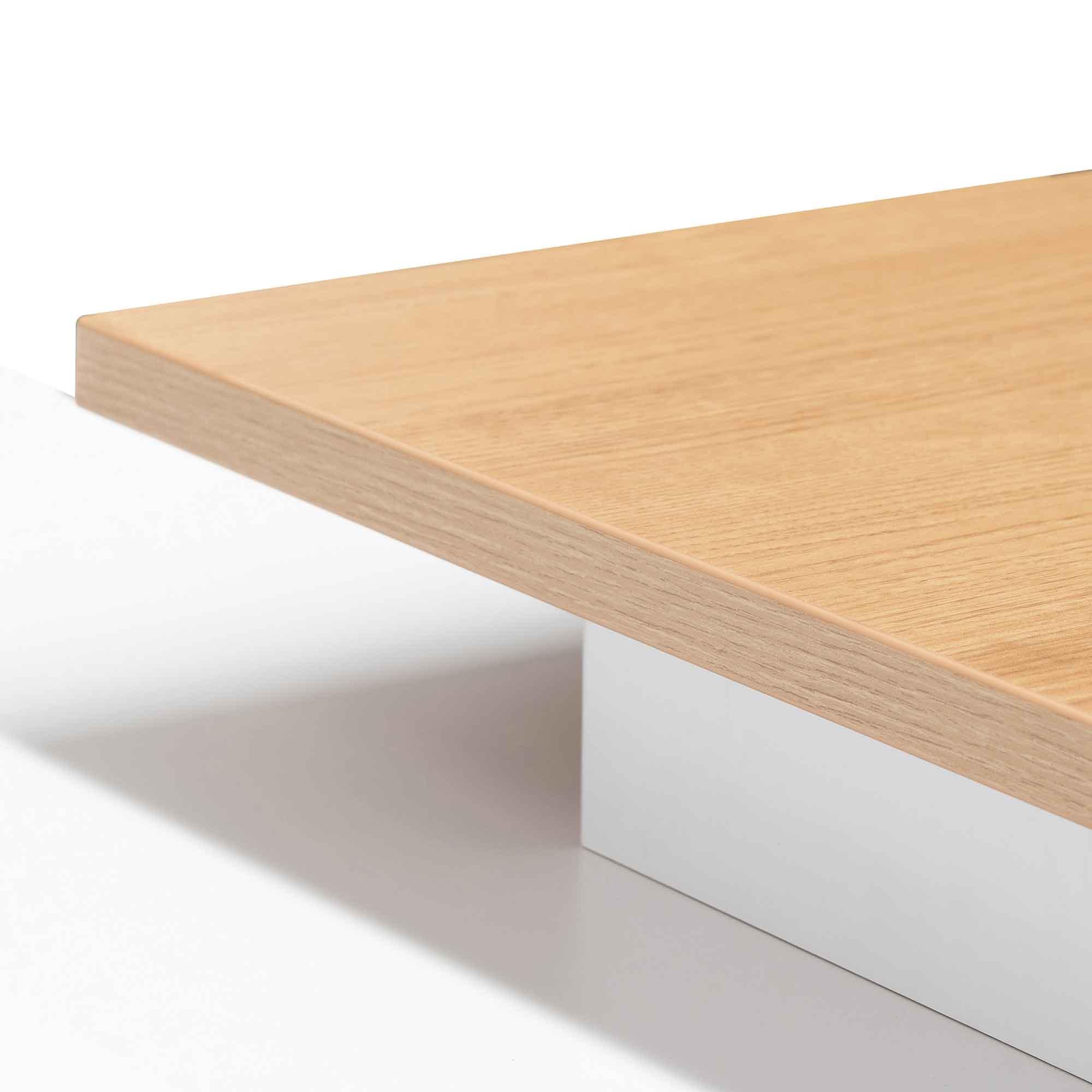 Evlyn 160cm Right Return Executive Office Desk - Natural - Furniture Castle