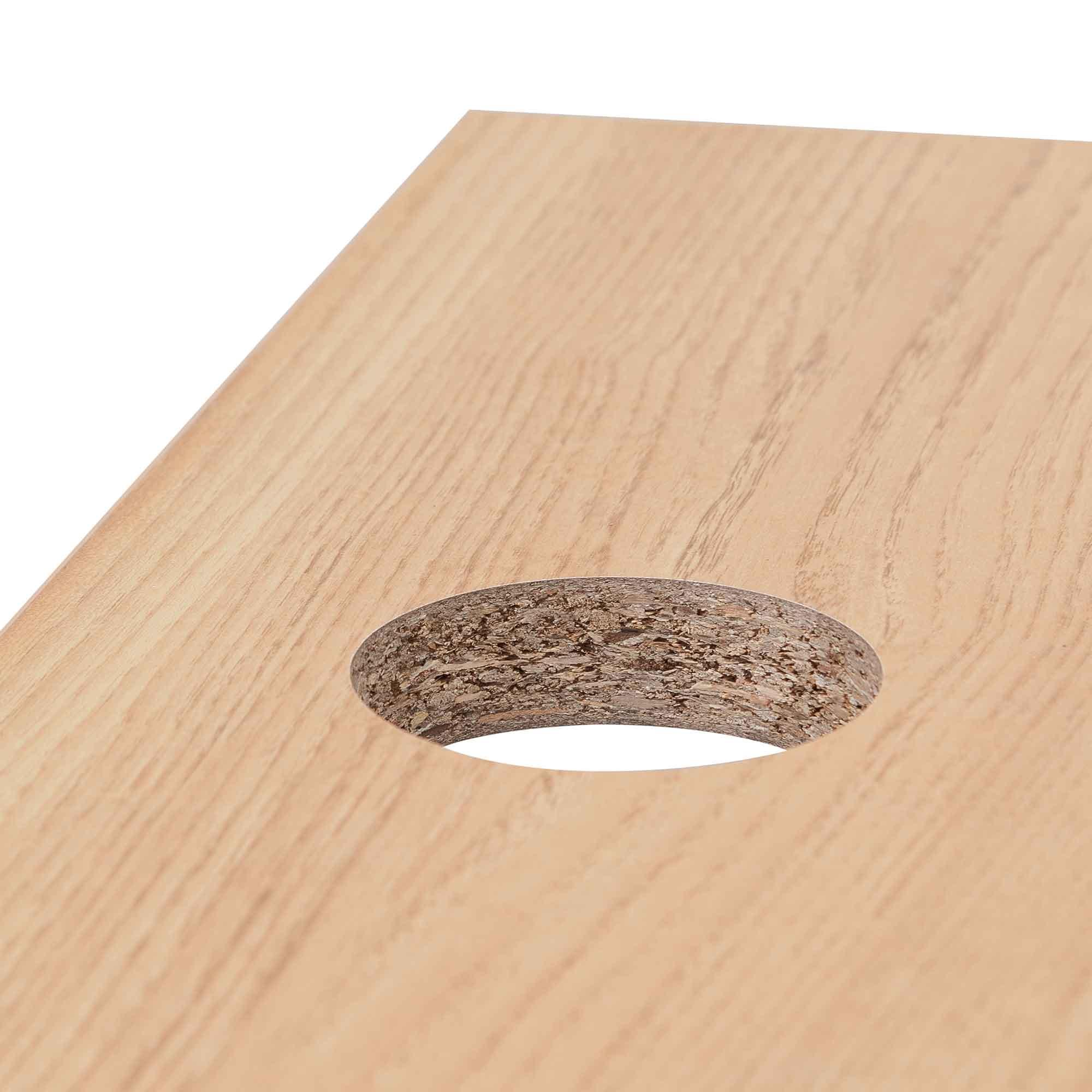 Evlyn 160cm Right Return Executive Office Desk - Natural - Furniture Castle