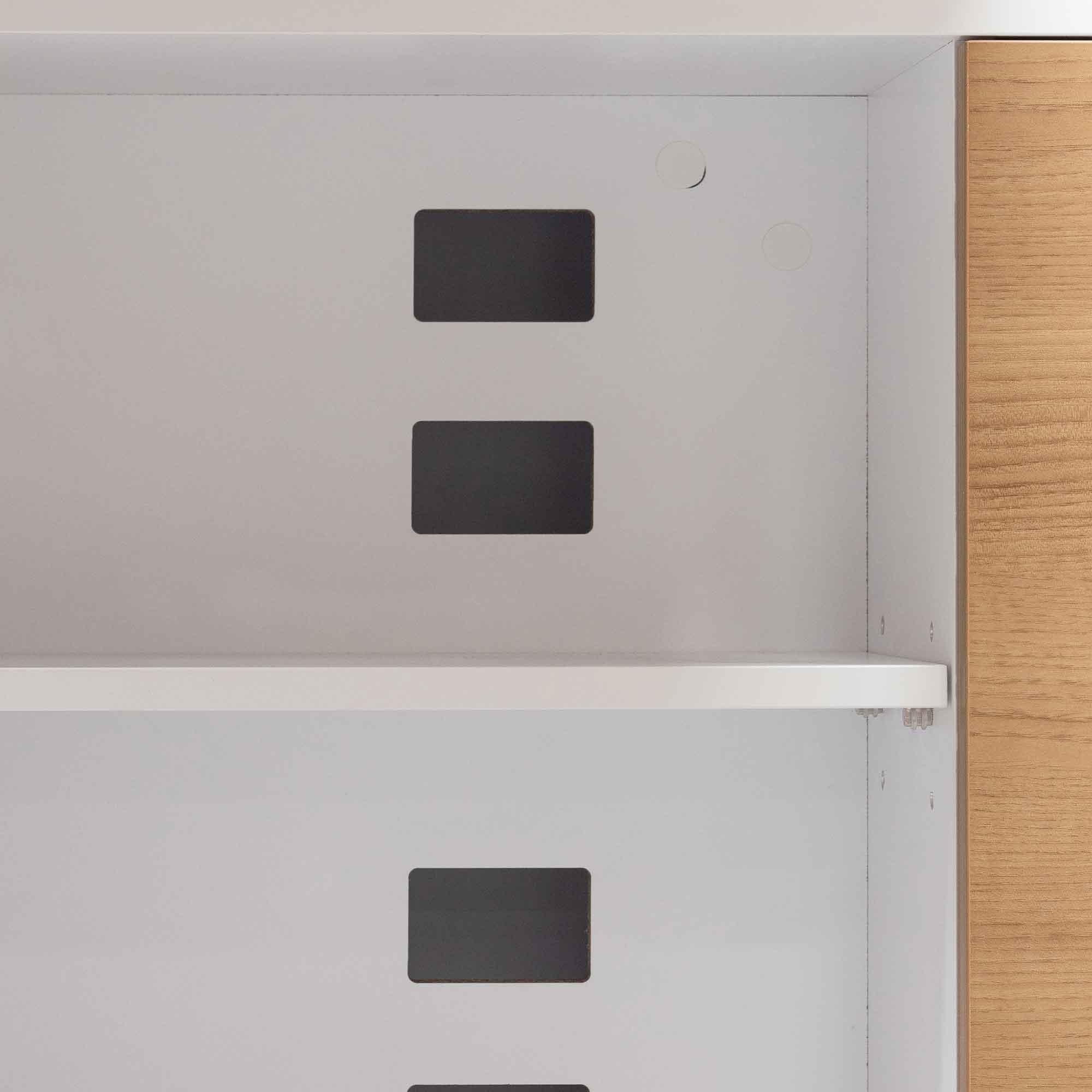 Evlyn 160cm Right Return Executive Office Desk - Natural - Furniture Castle