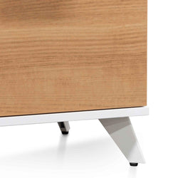 Evlyn 160cm Right Return Executive Office Desk - Natural - Furniture Castle