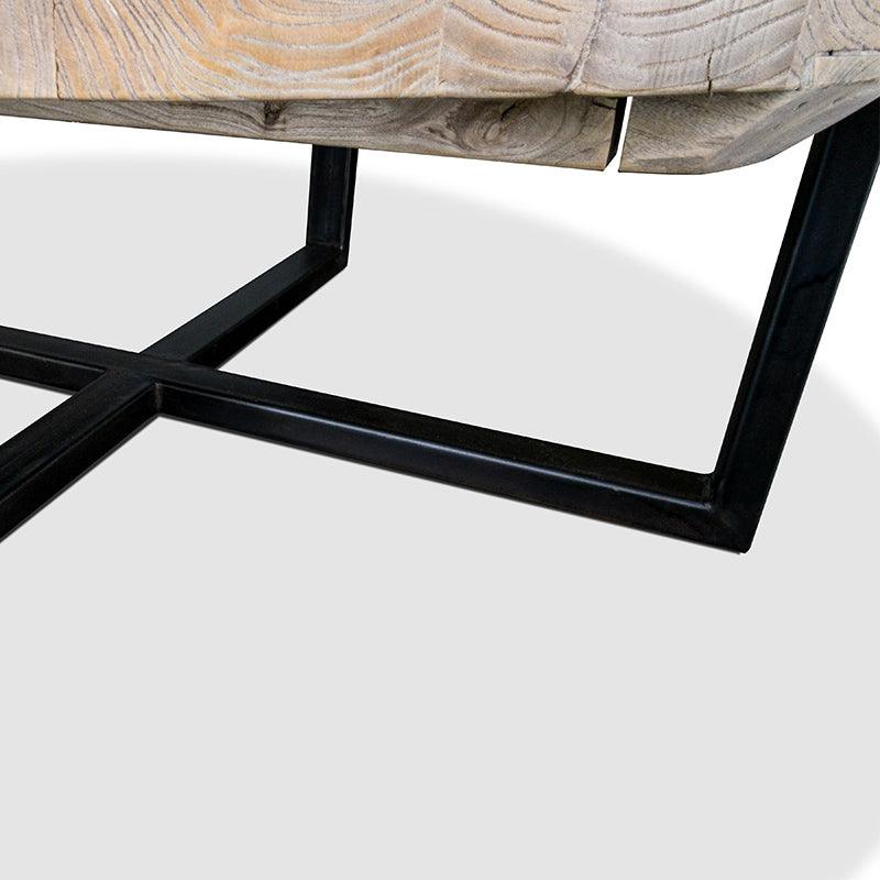 Ex Display - CCF425 Reclaimed 100cm Round Coffee Table - Furniture Castle