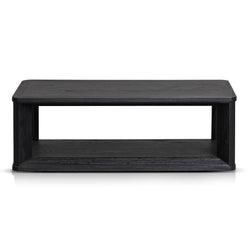 Ex Display - CCF6084-CH Square ELM Coffee Table - Black - Furniture Castle