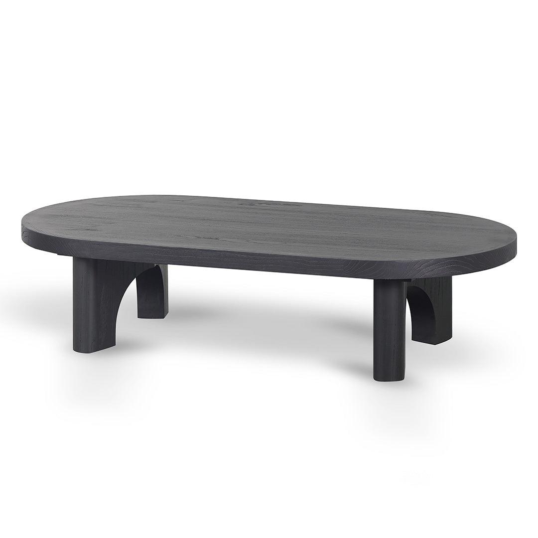 Ex Display - CCF8789-NI 140cm Coffee table - Full Black - Furniture Castle