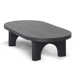 Ex Display - CCF8789-NI 140cm Coffee table - Full Black - Furniture Castle