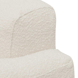 Ex Display - CLC6648-CA Left Chaise Sofa - Ivory White Boucle - Furniture Castle