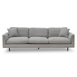 Ex Display - CLC6833-CA 4 Seater Fabric Sofa - Grey - Furniture Castle