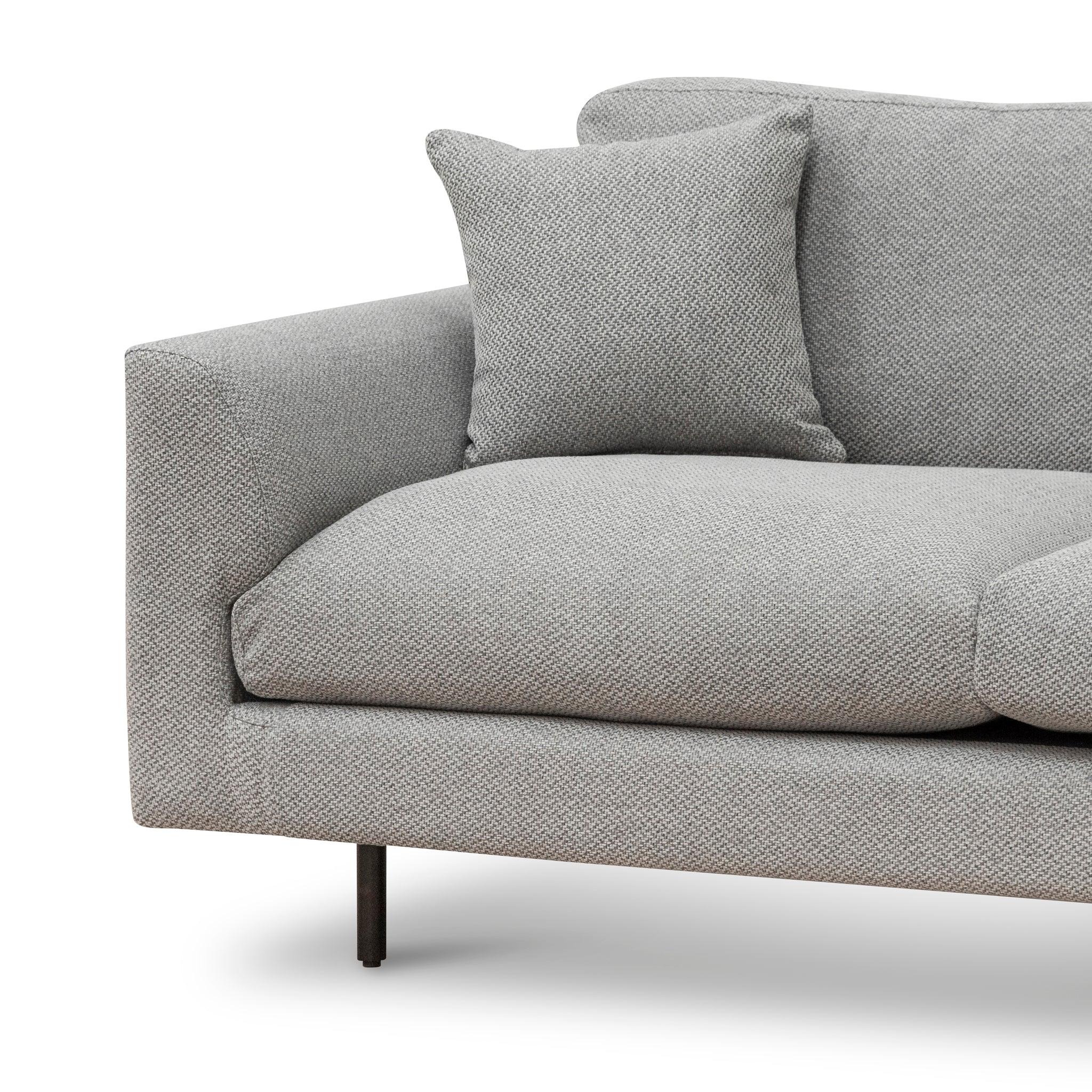 Ex Display - CLC6833-CA 4 Seater Fabric Sofa - Grey - Furniture Castle