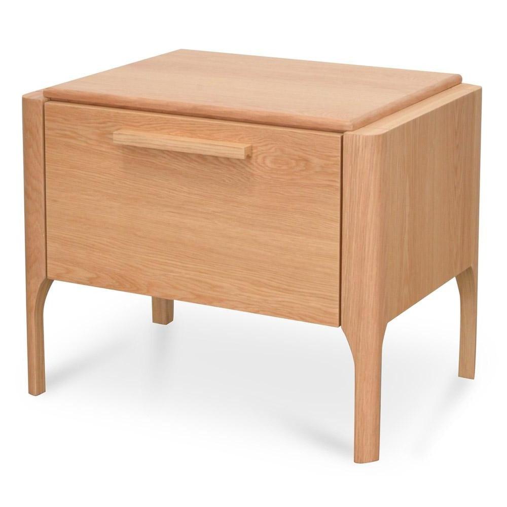 Ex Display - CST2135-CN Bedside Table - Natural Oak - Furniture Castle