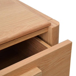 Ex Display - CST2135-CN Bedside Table - Natural Oak - Furniture Castle