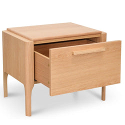 Ex Display - CST2135-CN Bedside Table - Natural Oak - Furniture Castle