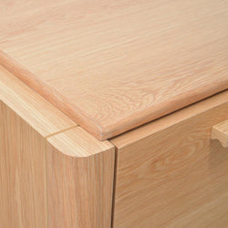 Ex Display - CST2135-CN Bedside Table - Natural Oak - Furniture Castle