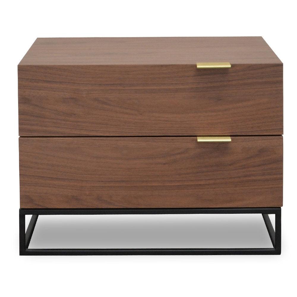 Ex Display - CST2141-CN Bedside Table - Walnut - Furniture Castle