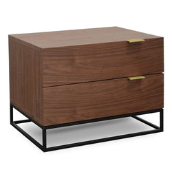 Ex Display - CST2141-CN Bedside Table - Walnut - Furniture Castle