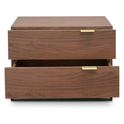 Ex Display - CST2141-CN Bedside Table - Walnut - Furniture Castle