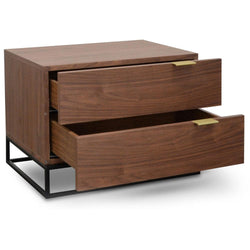 Ex Display - CST2141-CN Bedside Table - Walnut - Furniture Castle