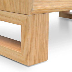 Ex Display - CST2144-CN Bedside Table - Natural Oak - Furniture Castle
