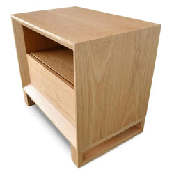 Ex Display - CST2144-CN Bedside Table - Natural Oak - Furniture Castle