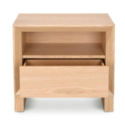 Ex Display - CST2144-CN Bedside Table - Natural Oak - Furniture Castle