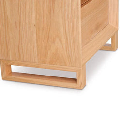 Ex Display - CST2144-CN Bedside Table - Natural Oak - Furniture Castle