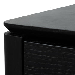 Ex Display - CST2844-CN - Bedside Table - Black Oak Veneer - Furniture Castle