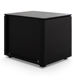Ex Display - CST2844-CN - Bedside Table - Black Oak Veneer - Furniture Castle