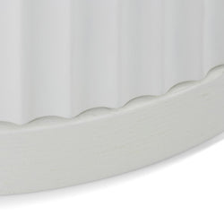 Ex Display - CST8344-DW Bedside Table - Full White - Furniture Castle