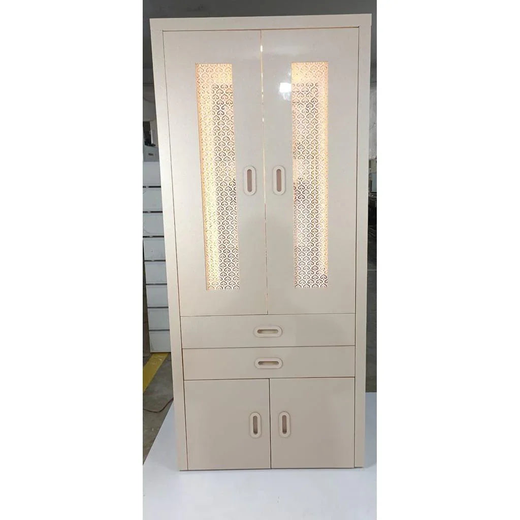 F C Premium Glass Acrylic Anti Scratch Wooden Home Temple - Furniture Castle