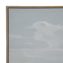Amalfi Apollo Hand Painted Wall Art Blue 118x4.5x80cm