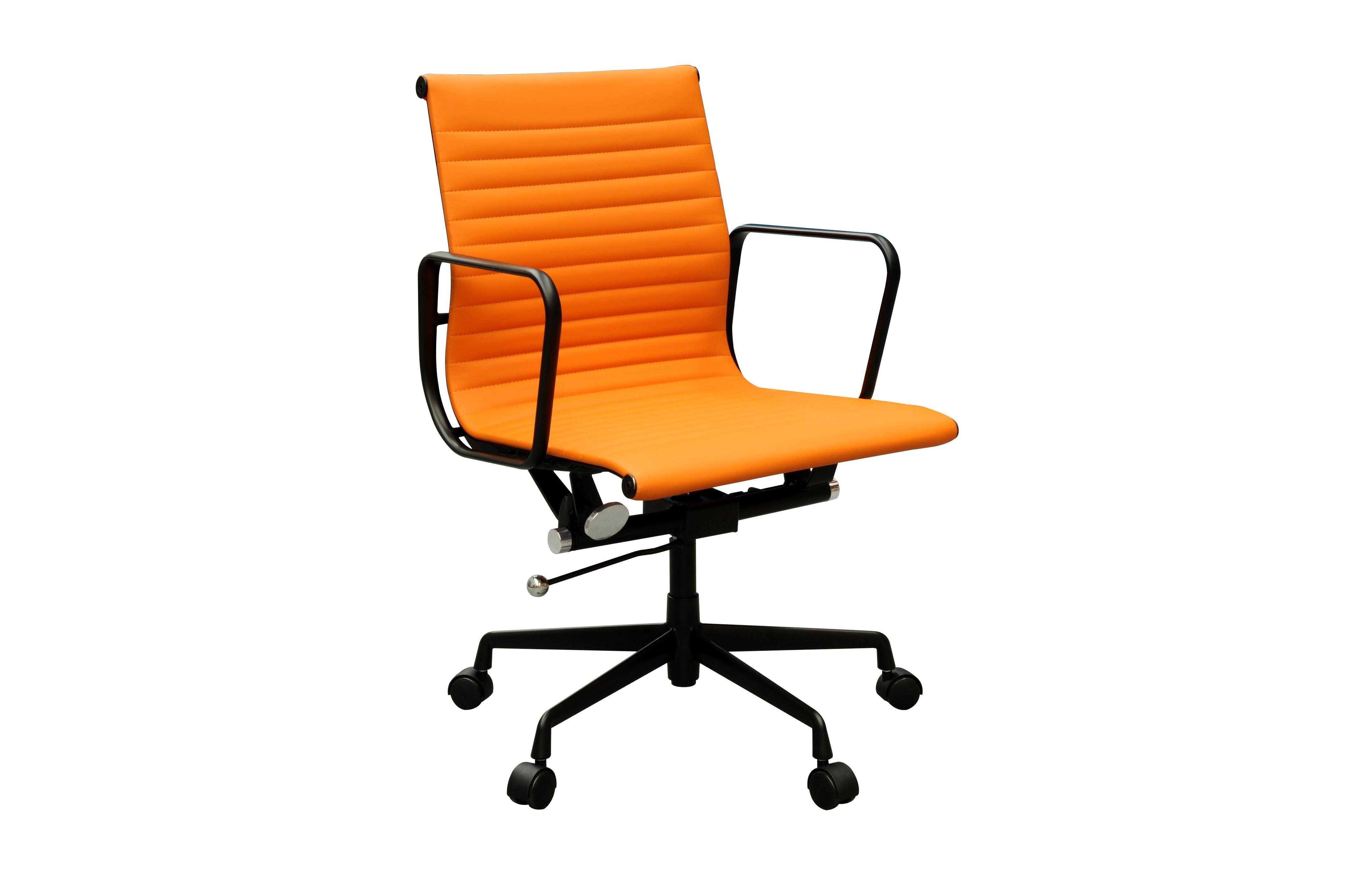 F C Adora Office Chair PU Orange - Furniture Castle