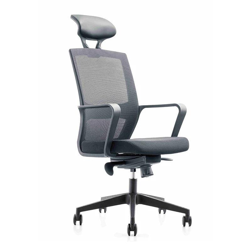 FC Argo Executive Office Chair with Headrest - Black - Furniture Castle